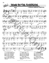 Down By The Riverside piano sheet music cover